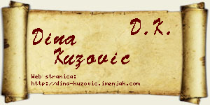 Dina Kuzović vizit kartica